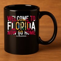 Welcome To Florida Now Go Home 11oz C Handle Ceramic Mug