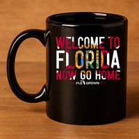 Welcome To Florida Now Go Home 11oz C Handle Ceramic Mug