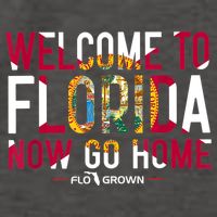 Welcome To Florida Now Go Home Vector Backpack