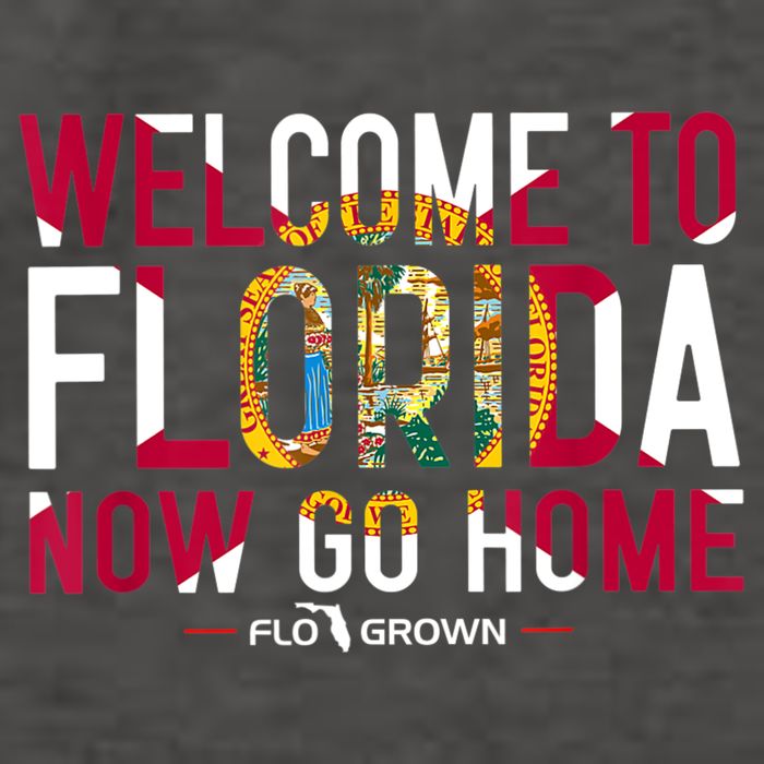Welcome To Florida Now Go Home Vector Backpack