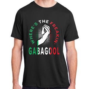 WhereS The Freakin Gabagool Meme Capicola Italian American Adult ChromaSoft Performance T-Shirt