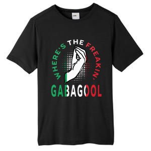 WhereS The Freakin Gabagool Meme Capicola Italian American Tall Fusion ChromaSoft Performance T-Shirt