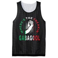 WhereS The Freakin Gabagool Meme Capicola Italian American Mesh Reversible Basketball Jersey Tank