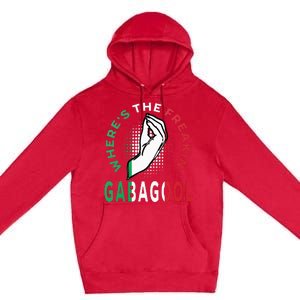 WhereS The Freakin Gabagool Meme Capicola Italian American Premium Pullover Hoodie