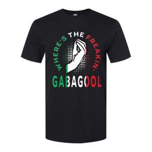 WhereS The Freakin Gabagool Meme Capicola Italian American Softstyle CVC T-Shirt