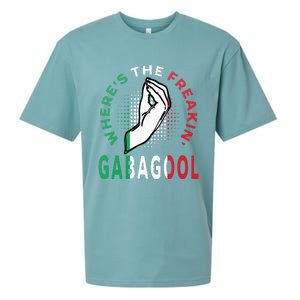 WhereS The Freakin Gabagool Meme Capicola Italian American Sueded Cloud Jersey T-Shirt