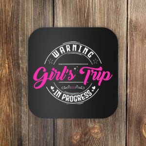 Warning Trip Funny Trip Summer Vacation Coaster