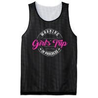 Warning Trip Funny Trip Summer Vacation Mesh Reversible Basketball Jersey Tank