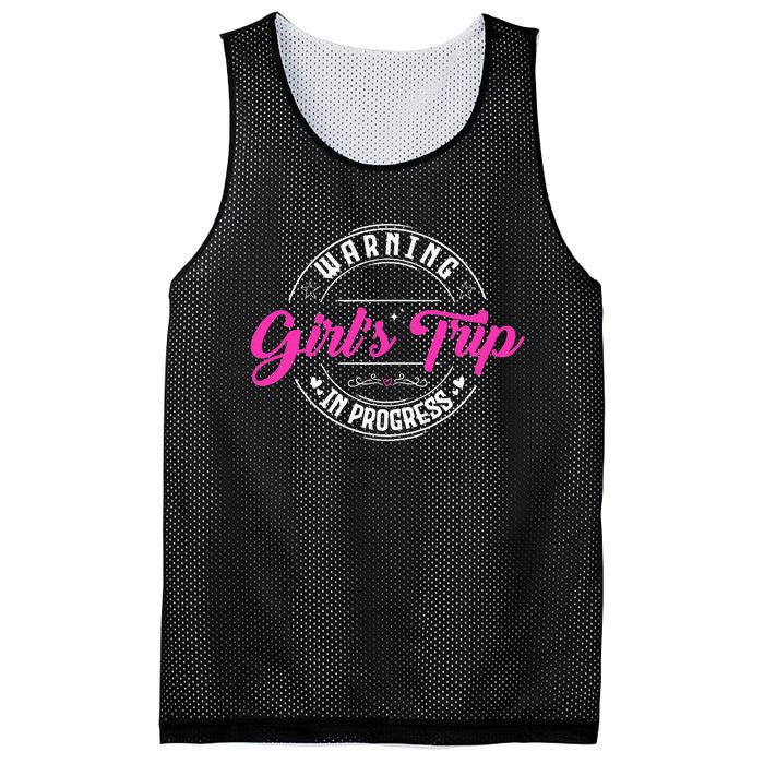 Warning Trip Funny Trip Summer Vacation Mesh Reversible Basketball Jersey Tank