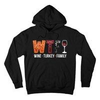 Wine Turkey Family Hoodie