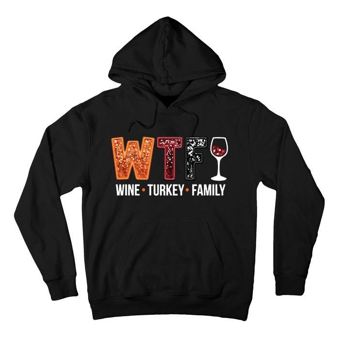 Wine Turkey Family Hoodie