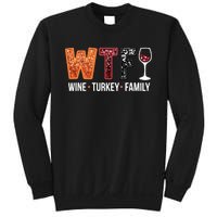 Wine Turkey Family Sweatshirt