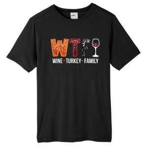 Wine Turkey Family Tall Fusion ChromaSoft Performance T-Shirt