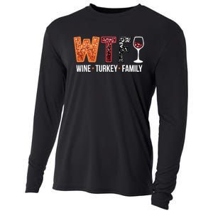 Wine Turkey Family Cooling Performance Long Sleeve Crew