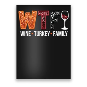 Wine Turkey Family Poster