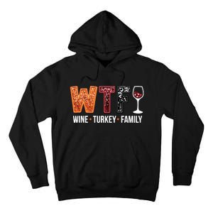 Wine Turkey Family Tall Hoodie