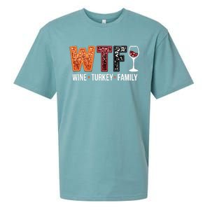 Wine Turkey Family Sueded Cloud Jersey T-Shirt