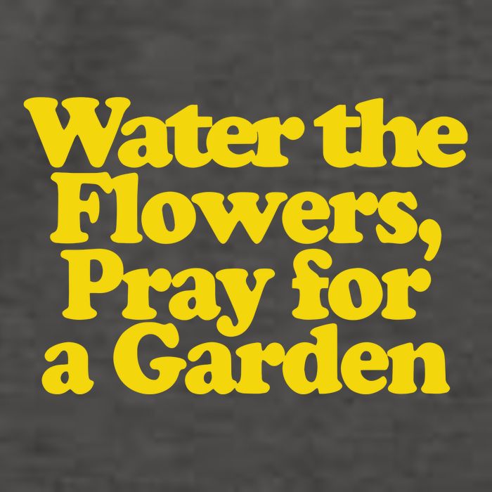 Water The Flowers Pray For A Garden Vector Backpack