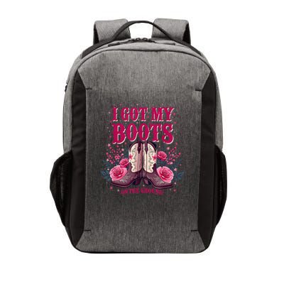 Wher Them Fans At I Got My Boots On The Ground Vector Backpack