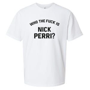 Who The Fuck Is Nick Perri Sueded Cloud Jersey T-Shirt