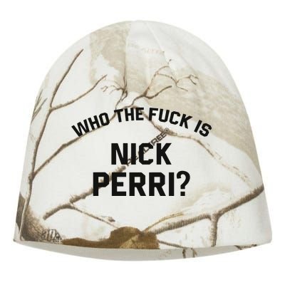 Who The Fuck Is Nick Perri Kati - Camo Knit Beanie