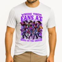 Where Them Fans At Boots On The Ground Cowgirls Western Performance Shirt