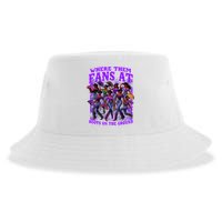 Where Them Fans At Boots On The Ground Cowgirls Western Sustainable Bucket Hat