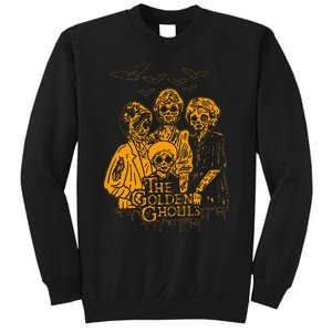 Women The Golden Ghouls Skeleton Bat Halloween Costumes Sweatshirt