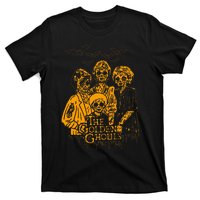 Women The Golden Ghouls Skeleton Bat Halloween Costumes T-Shirt