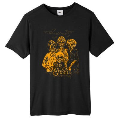 Women The Golden Ghouls Skeleton Bat Halloween Costumes Tall Fusion ChromaSoft Performance T-Shirt