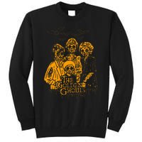 Women The Golden Ghouls Skeleton Bat Halloween Costumes Tall Sweatshirt