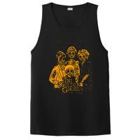 Women The Golden Ghouls Skeleton Bat Halloween Costumes PosiCharge Competitor Tank