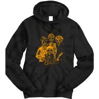 Women The Golden Ghouls Skeleton Bat Halloween Costumes Tie Dye Hoodie