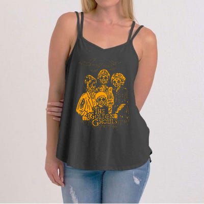 Women The Golden Ghouls Skeleton Bat Halloween Costumes Women's Strappy Tank