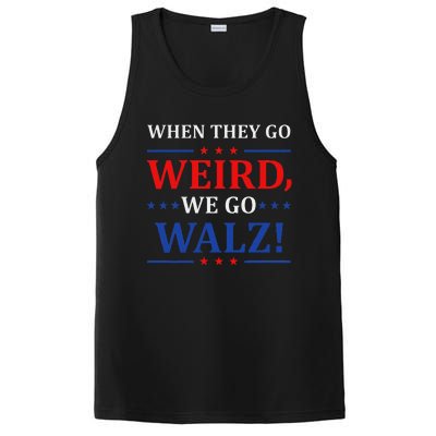 When They Go Weird We Go Walz Harris Waltz 2024 Election PosiCharge Competitor Tank