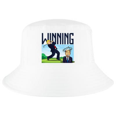 Winning Trump Golf And Biden American Presidential Debate Cool Comfort Performance Bucket Hat