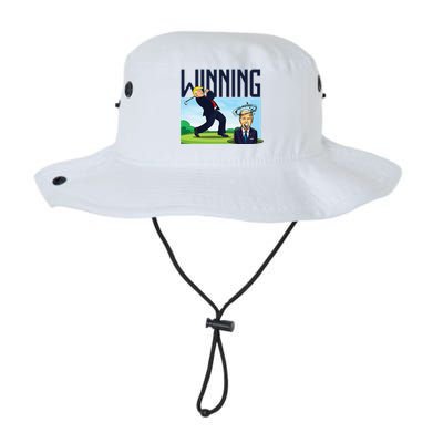 Winning Trump Golf And Biden American Presidential Debate Legacy Cool Fit Booney Bucket Hat