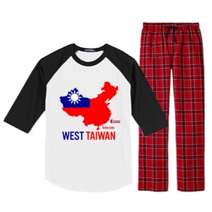 West Taiwan Gift Freedom West Taiwan Gift West Taiwan Gift Raglan Sleeve Pajama Set