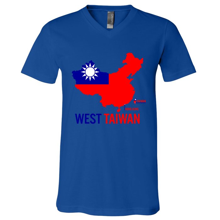 West Taiwan Gift Freedom West Taiwan Gift West Taiwan Gift V-Neck T-Shirt