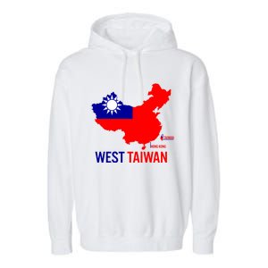 West Taiwan Gift Freedom West Taiwan Gift West Taiwan Gift Garment-Dyed Fleece Hoodie