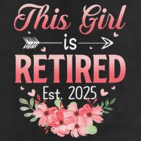Women This Girl Is Retired Est. 2025 Funny Retirement 2025 Women Beanie