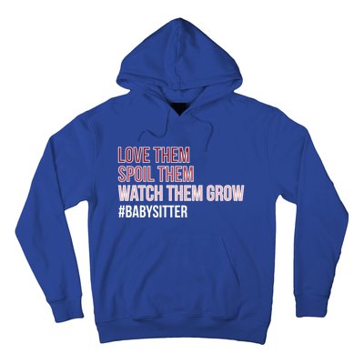 Watch Them Grow Sitter Sitting Cool Gift Hoodie