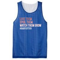 Watch Them Grow Sitter Sitting Cool Gift Mesh Reversible Basketball Jersey Tank