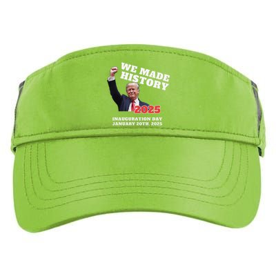 Won Thank God Trump We Made History Get Over It Comeback Adult Drive Performance Visor