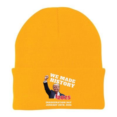 Won Thank God Trump We Made History Get Over It Comeback Knit Cap Winter Beanie