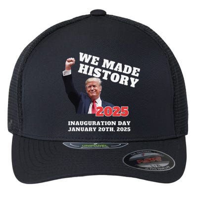 Won Thank God Trump We Made History Get Over It Comeback Flexfit Unipanel Trucker Cap