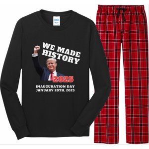 Won Thank God Trump We Made History Get Over It Comeback Long Sleeve Pajama Set