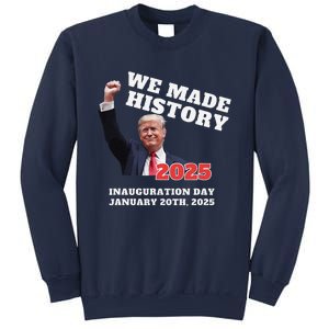 Won Thank God Trump We Made History Get Over It Comeback Sweatshirt