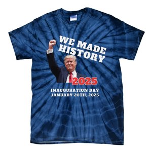 Won Thank God Trump We Made History Get Over It Comeback Tie-Dye T-Shirt