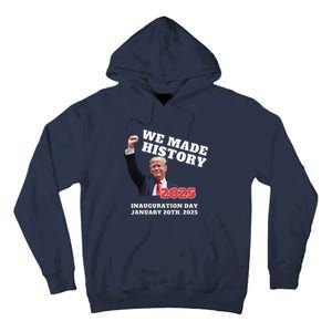 Won Thank God Trump We Made History Get Over It Comeback Tall Hoodie